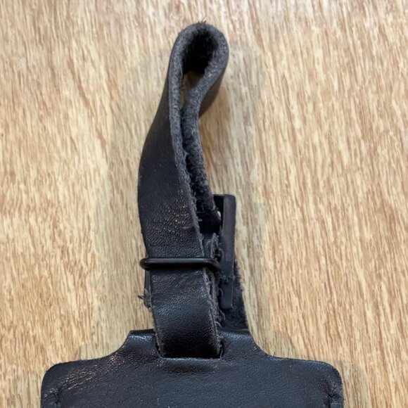 Tumi Luggage Tag Leather ID set of 2 - Picture 4 of 5